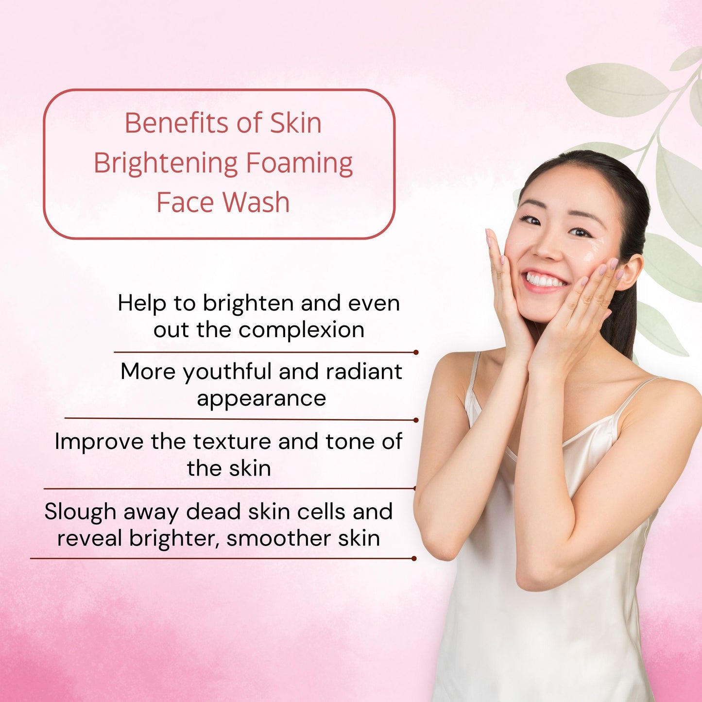 Chic Beauty Skin Brightening Foaming Face Wash 150ml Skin Brightening, Oil Control, Anti-acne & Pimples. - Chic Beauty