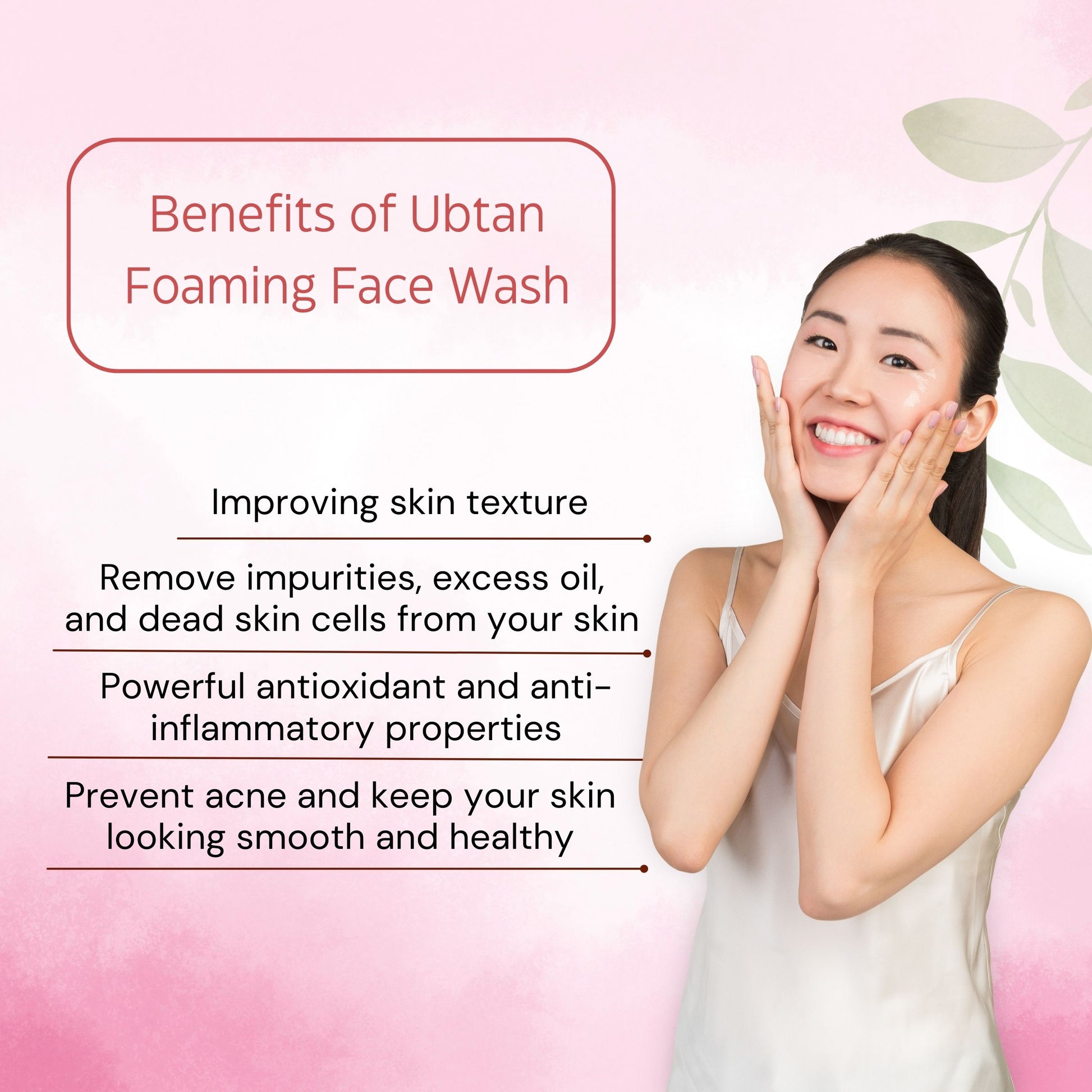 Chic Beauty Ubtan Foaming Face Wash 150ml Deep cleansing, Soothing & Calming Skin - Chic Beauty