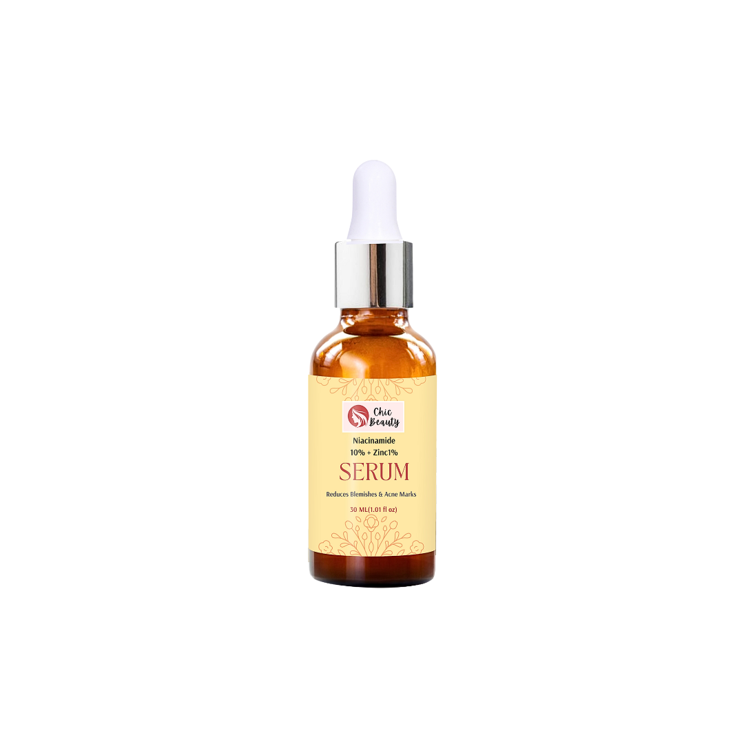 Chic Beauty Niacinamide 10% + Zinc 1% Serum 30ml Reduces Blemishes (Pigmentation) & Acne Marks - Chic Beauty