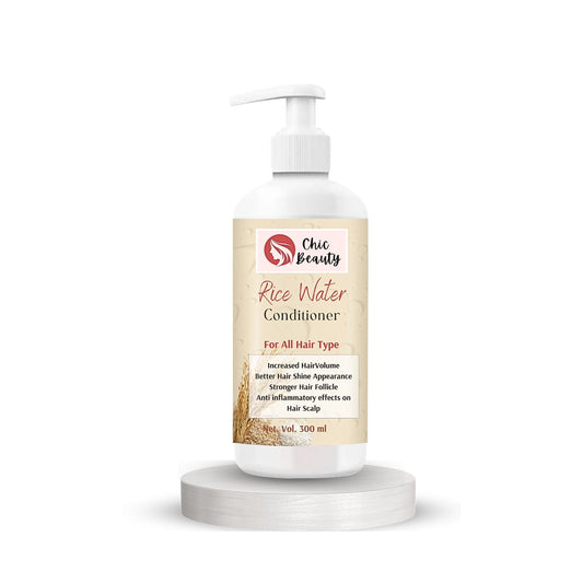 Chic Beauty Rice Water Conditioner 300ml Reduces Hair Fall & Promotes Healthy Hair Growth - Chic Beauty