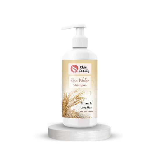 Chic Beauty Rice Water Shampoo 300ml Reduces Hair Fall & Promotes Healthy Hair Growth - Chic Beauty
