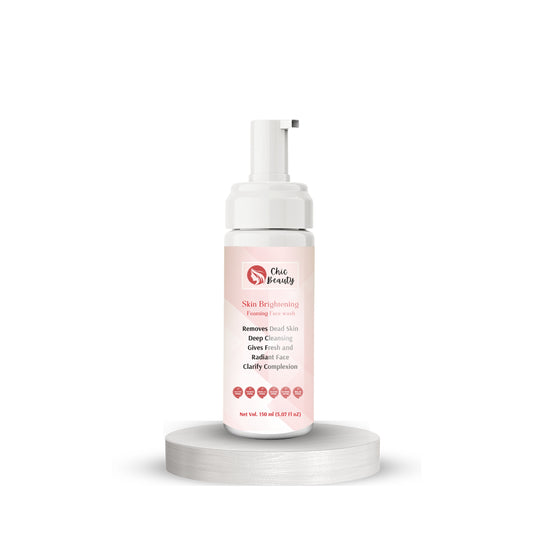 Chic Beauty Skin Brightening Foaming Face Wash 150ml Skin Brightening, Oil Control, Anti-acne & Pimples. - Chic Beauty