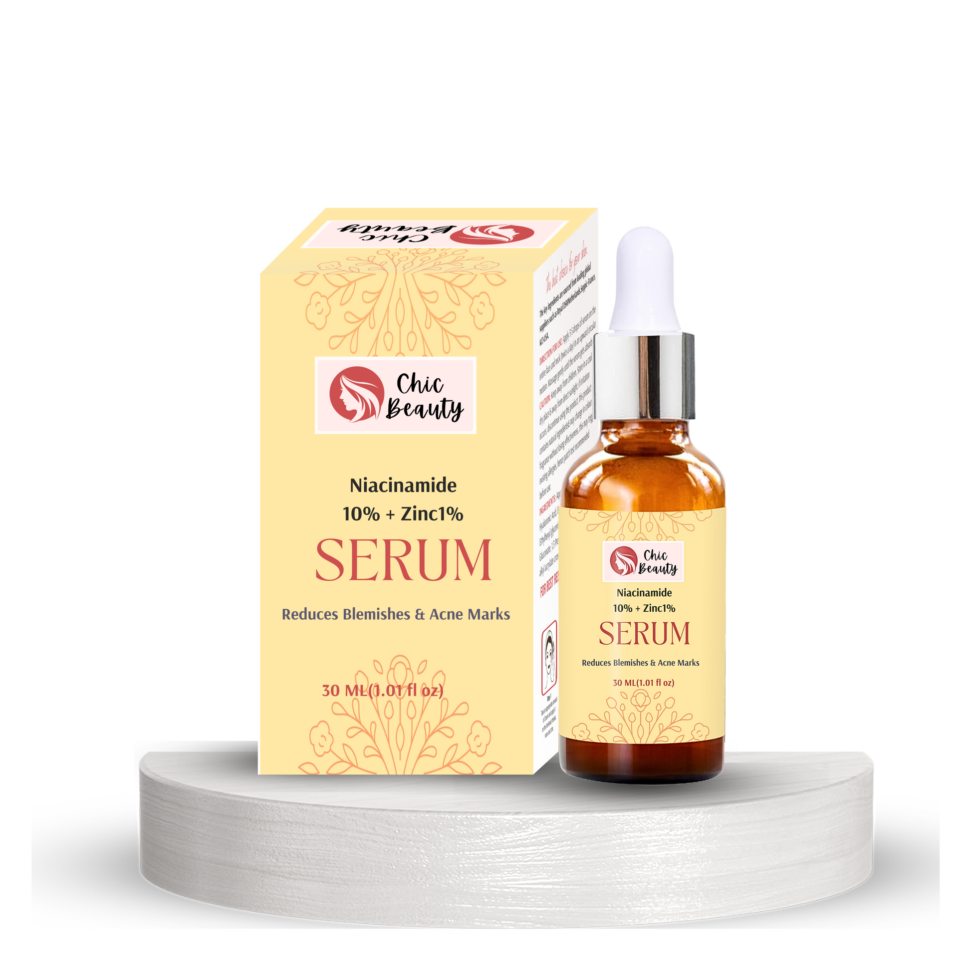 Chic Beauty Niacinamide 10% + Zinc 1% Serum 30ml