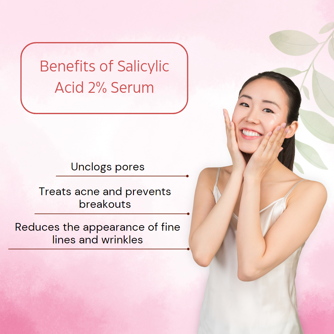 Chic Beauty Salicylic Acid 2% Serum 30ml Unclogs pores & Improves skin texture - Chic Beauty