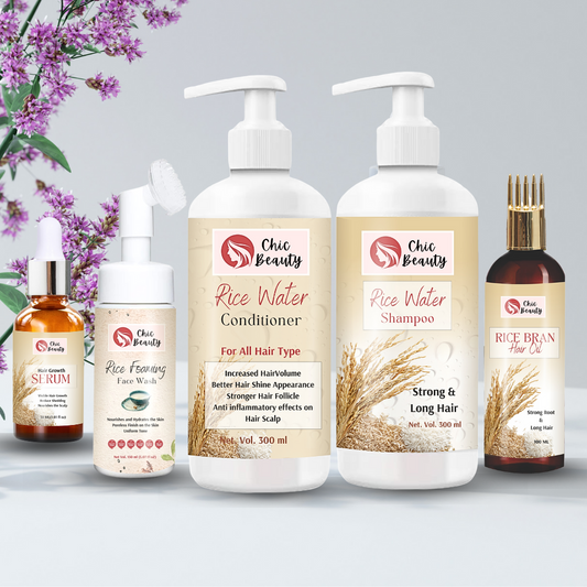 Chic Beauty  Rice Water Kit for Strong Root and Long Hair