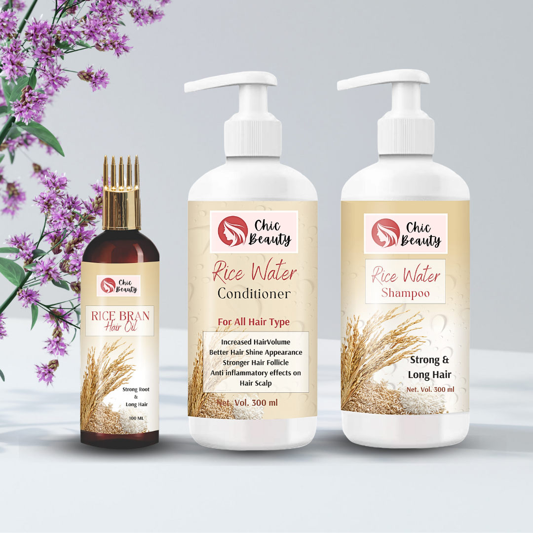 Chic Beauty Hair Care Kit for Long, Shiny and Strong Hair